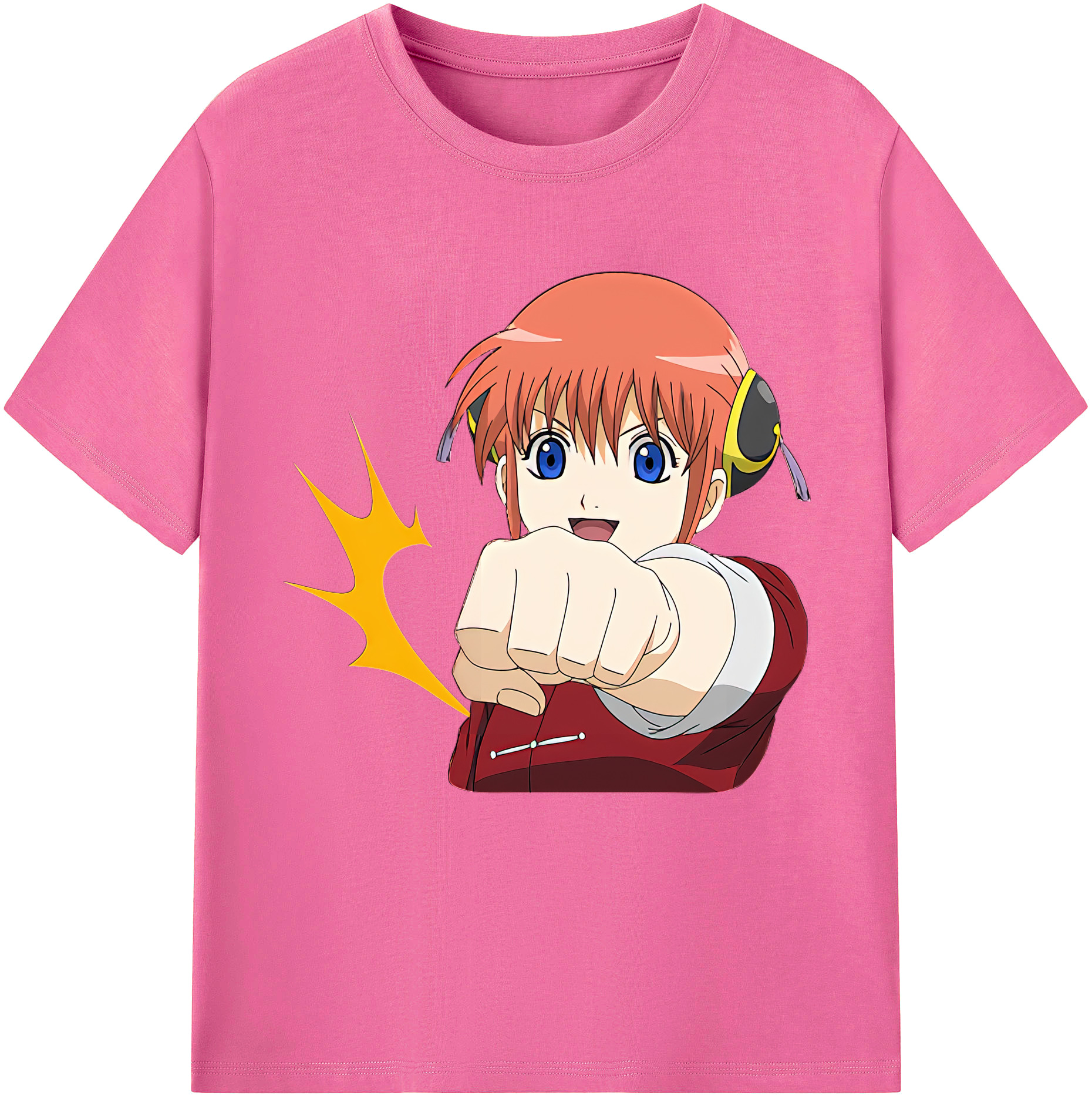 （画像用） ぎんたま 坂田銀時（さかたぎんとき） 神楽 志村新八（しむら しんぱち） GINTAMA Sakata Gintoki Kagura Shimura Shinpachi レディースカジュアルプリントTシャツ（綿100％）